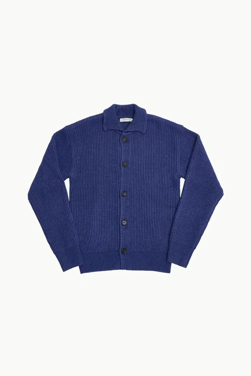 [M] 아모멘토 RIBBED BUTTON-UP 가디건